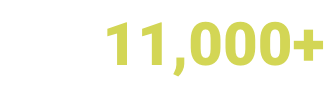 11,000+ Hours of Education