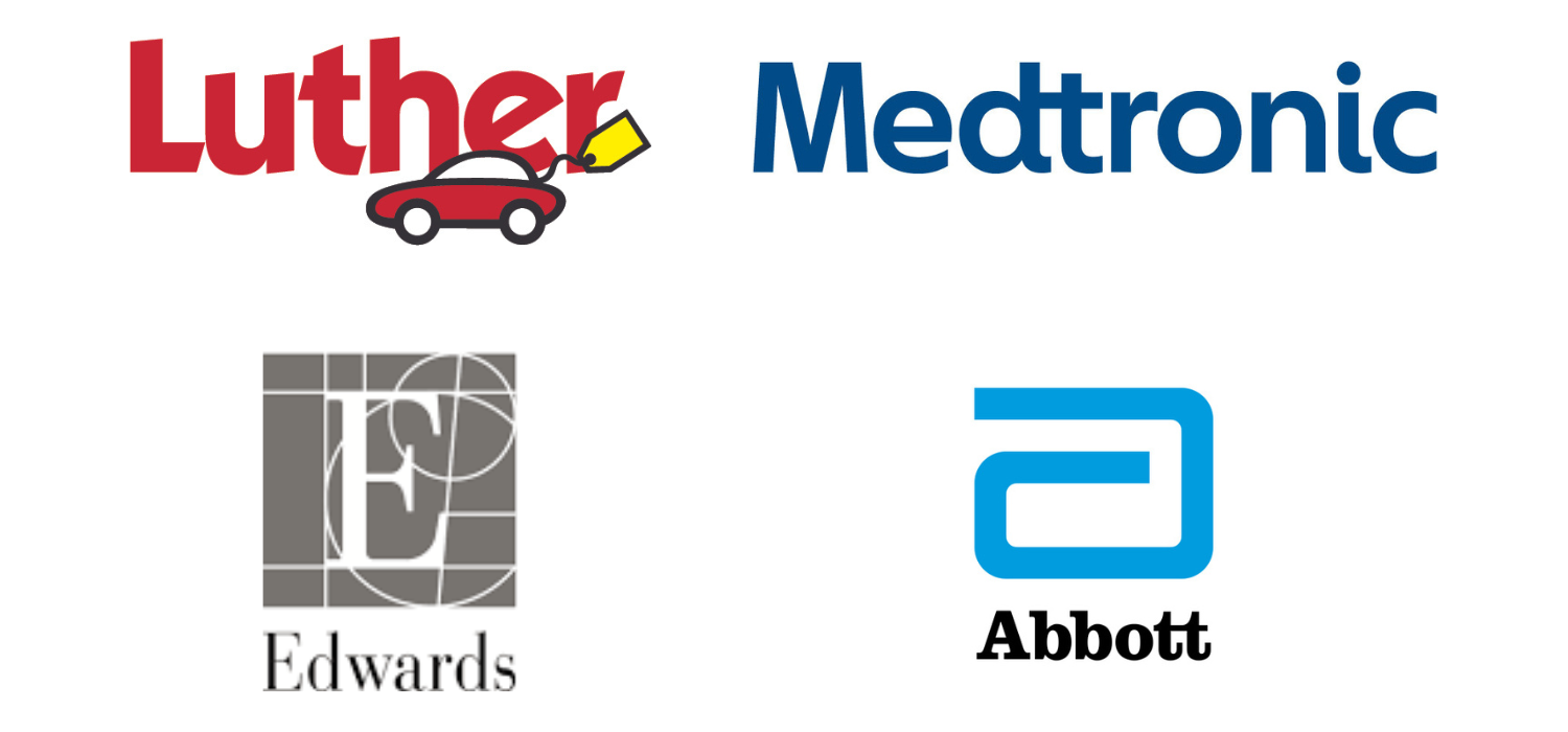 Luther Auto, Medtronic, Edwards, Abbot