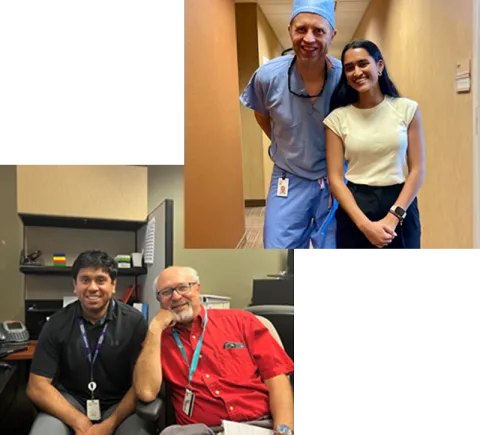 intern photo collage