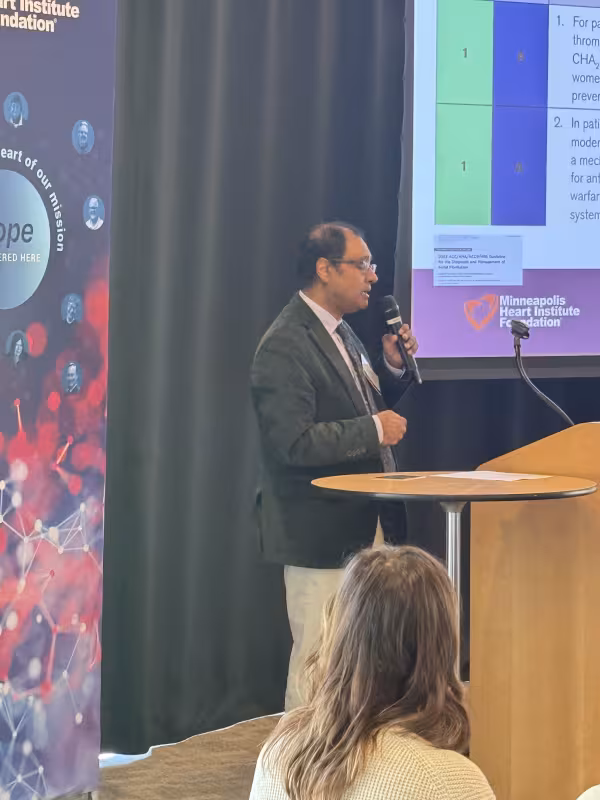 photograph from the 2025 Navigating AFib event