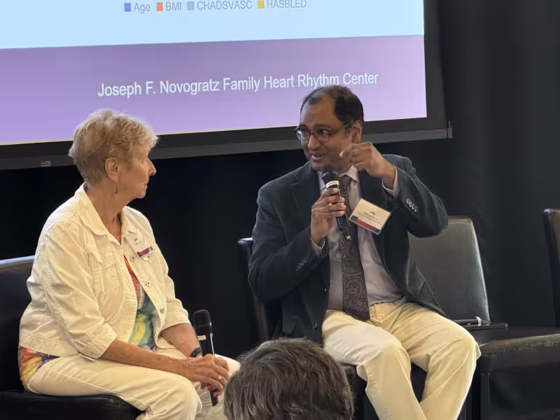 photograph from the 2025 Navigating AFib event