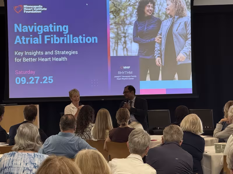 photograph from the 2025 Navigating AFib event
