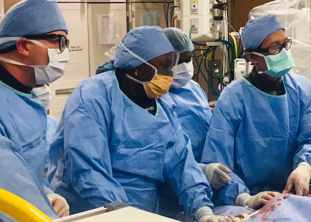 doctors in surgery