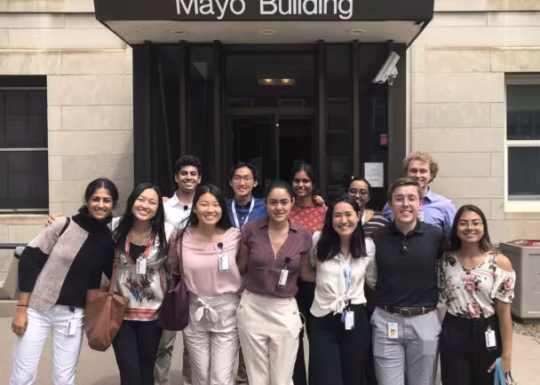 Interns on field trip