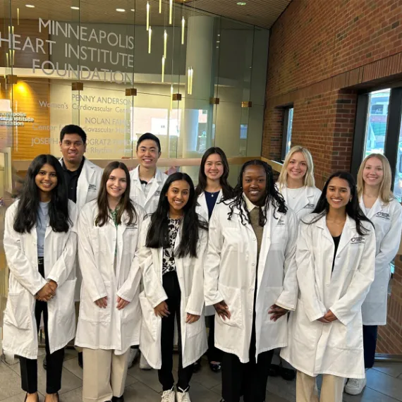 A photograph of the 10 2024 MHIF Summer Clinical Research Interns