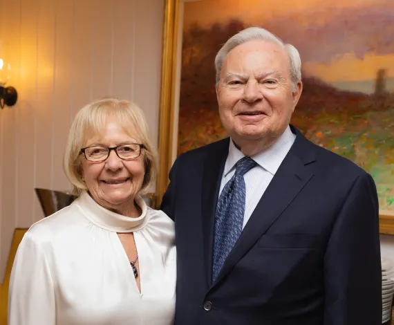 a photograph of Bob and Betty Van Tassel