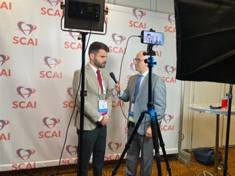 Dr. Spyros at SCAI