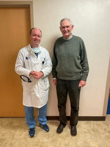 Mike and Dr. Melby
