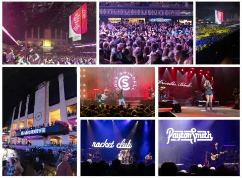 heart 360 concert photo collage