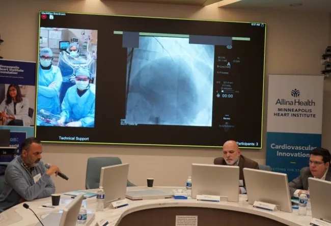 A photograph from the April 2024 CT-Guided PCI Course