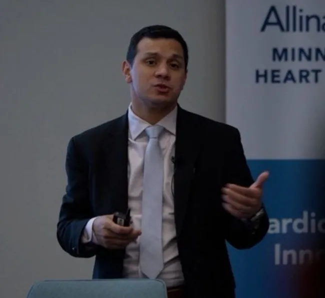 Dr. Yader Sandoval delivering a presentation
