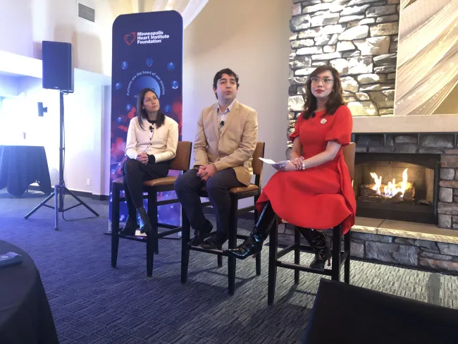 A photo of the physician panel 