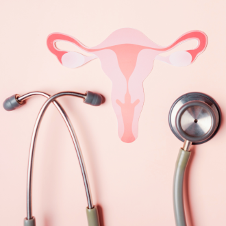 stethoscope and uterus