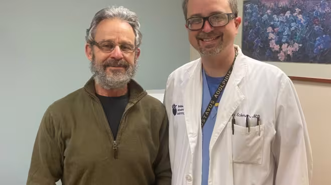 Jim Lamont and physician