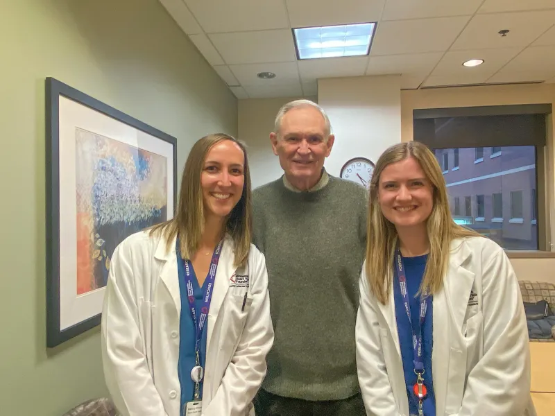 Mike and MHIF researchers