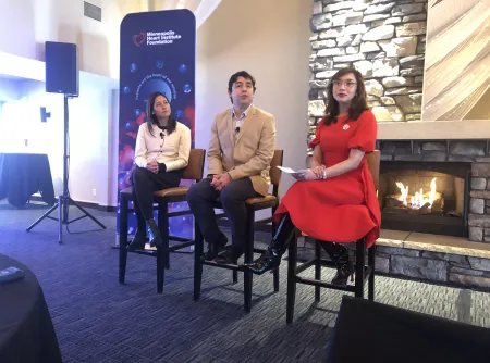 A photo of the physician panel 