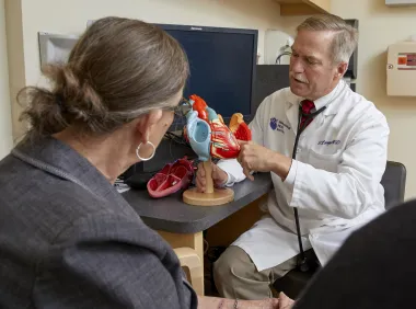 doctor with patient