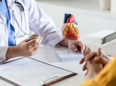 doctor and patient talking